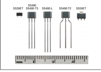 honeywell/霍尼韋爾SS39ET,SS49E,SS59ET低成本線性霍爾效應(yīng)傳感器IC元件