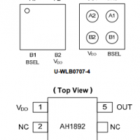 Diodes美臺(tái)AH1892可編程全極霍爾效應(yīng)開(kāi)關(guān)IC