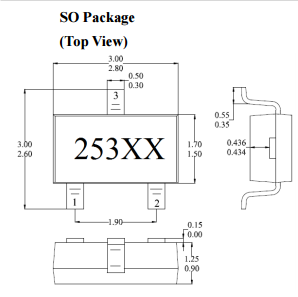 臺灣MST美加MH253固態(tài)開關(guān)高溫霍爾元件