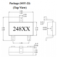 臺灣MST美加MH248筆記本喚醒開關(guān)全極性霍爾元件