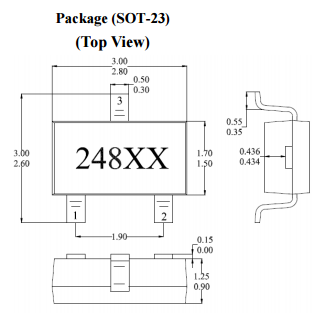 臺灣MST美加MH248筆記本喚醒開關(guān)全極性霍爾元件