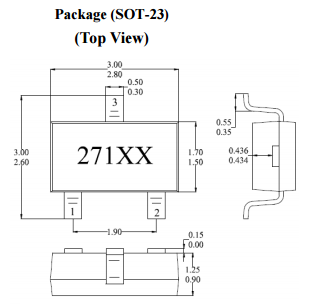 臺灣MST美加?MH271計數(shù)傳感器全極性霍爾效應(yīng)傳感器IC元件