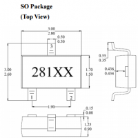 臺灣MST美加MH281電流限制單極效應(yīng)霍爾元件