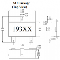 臺(tái)灣MST美加MH193線性位置檢測(cè)雙極鎖存霍爾元件