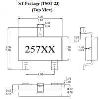 ?臺(tái)灣MST美加MH257平板電腦單極霍爾元件