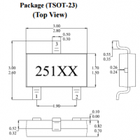臺(tái)灣MST美加MH251影碟1.65V低功耗全極性霍爾元件