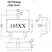 臺(tái)灣MST美加MH185高溫電機(jī)雙極鎖存霍爾元件