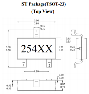 臺灣MST美加MH254浮動儀表單極低靈敏度霍爾元件