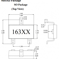 臺(tái)灣MST美加MH163速度感應(yīng)雙極鎖存霍爾元件