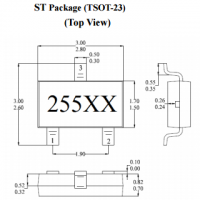 臺(tái)灣MST美加MH255翻轉(zhuǎn)視頻裝置喚醒開關(guān)微功耗全極霍爾元件
