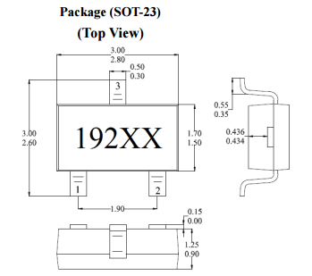 臺灣MST美加MH192雙極角度位置檢測霍爾元件