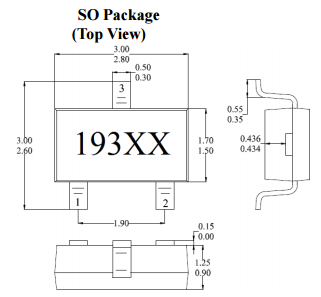 臺灣MST美加MH193線性位置檢測雙極鎖存霍爾元件
