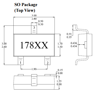 臺灣MST美加MH178速度感應(yīng)雙極鎖存霍爾元件