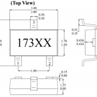 臺灣MST美加MH173速度感應雙極鎖存霍爾元件