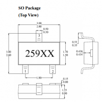 臺灣MST美加MH259水表全極性霍爾元件