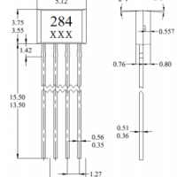 臺灣MST美加MH284智能風扇電機控制單極性霍爾元件
