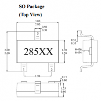 臺灣MST美加MH285電流感應高靈敏度單極性霍爾元件