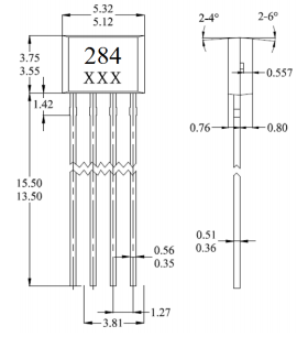 臺灣MST美加MH284智能風(fēng)扇電機(jī)控制單極性霍爾元件