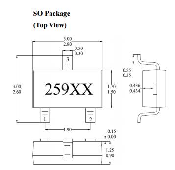 臺灣MST美加MH259水表全極性霍爾元件