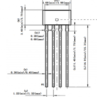 臺(tái)灣MST美加MH482太陽能/風(fēng)能接線盒線性霍爾效應(yīng)傳感器IC元件