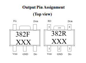 臺灣MST美加MH382高靈敏度單芯片霍爾元件
