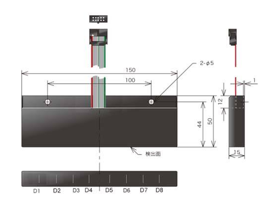 磁導航用的霍爾元件 磁導航用的霍爾元件